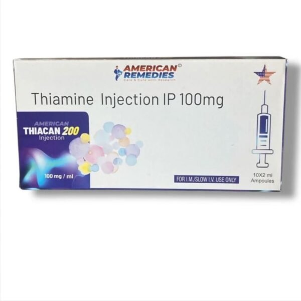 THIAMINE INJECTION IP 200mg VITAMIN B1 – Jolacom Aesthetics and Academy