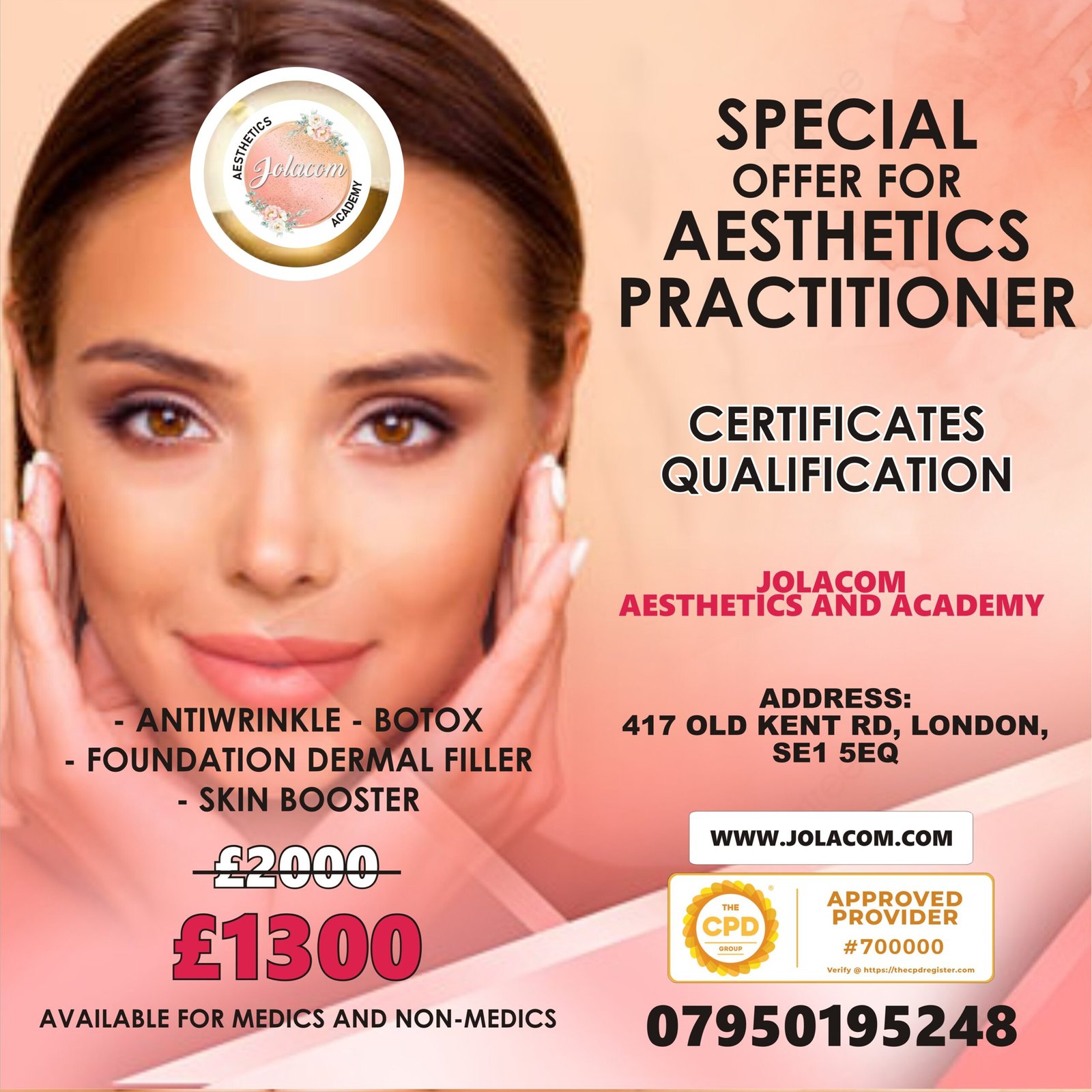 ANTIWRINKLE - BOTOX + FOUNDATION DERMAL FILLER + SKIN BOOSTER